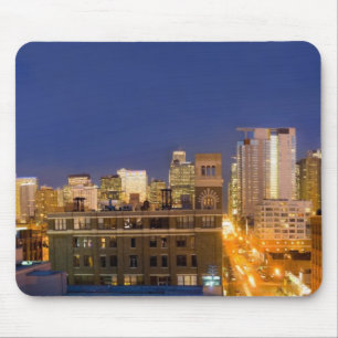 Chicago, Illinois, skyline shot from West Loop Mouse Pad