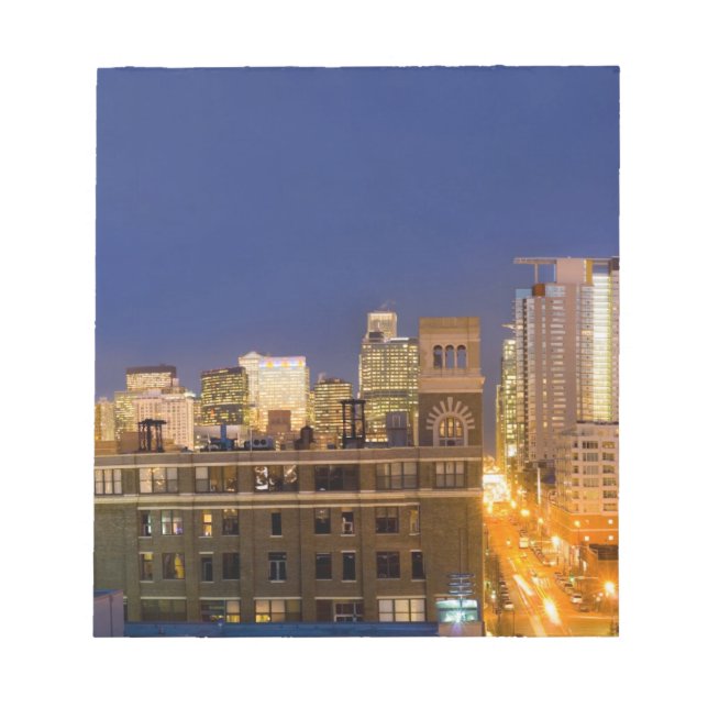 Chicago, Illinois, skyline shot from West Loop Notepad (Front)