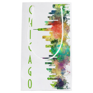 CHICAGO, ILLINOIS SKYLINE SP - SMALL GIFT BAG