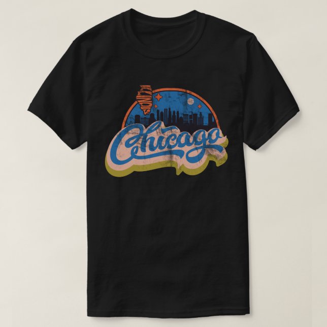 Chicago, Illinois T-Shirt (Design Front)