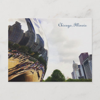 Chicago Illinois The Bean Post Card