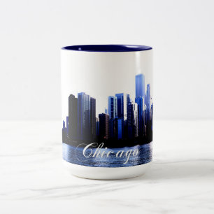 Chicago Illinois Two-Tone Coffee Mug