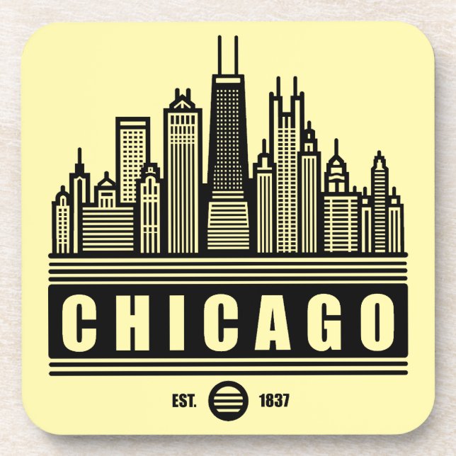 Chicago Illinois United States  Coaster (Front)