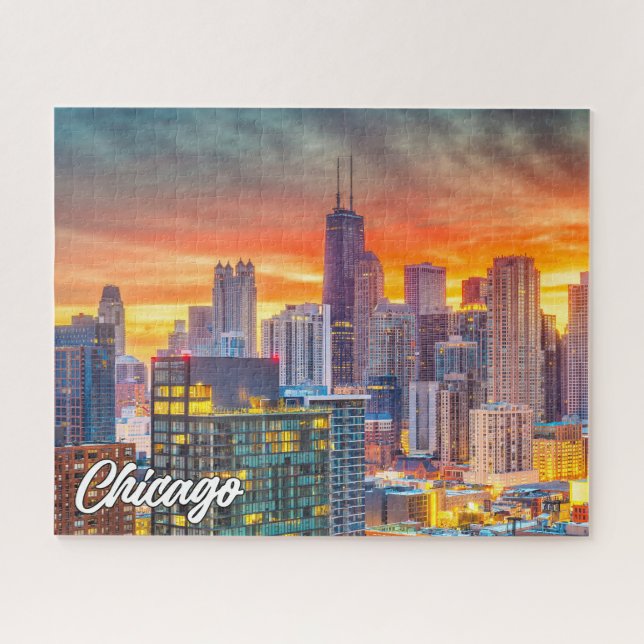 Chicago, Illinois, United States Jigsaw Puzzle (Horizontal)
