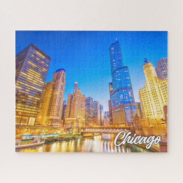 Chicago, Illinois, United States Jigsaw Puzzle (Horizontal)
