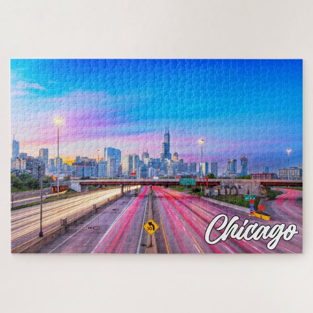 Chicago, Illinois, United States Jigsaw Puzzle (Horizontal)