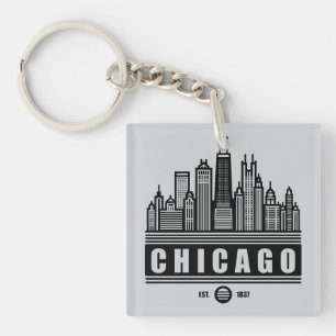 Chicago Illinois United States Key Ring