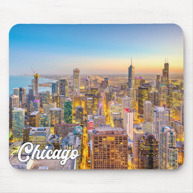 Chicago, Illinois, United States Mouse Pad (Front)