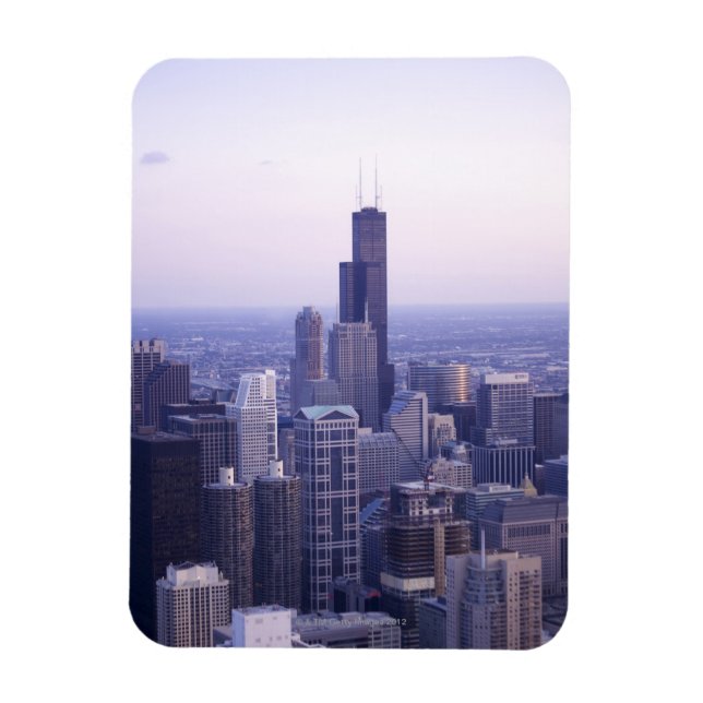 Chicago, Illinois, USA 2 Magnet (Vertical)