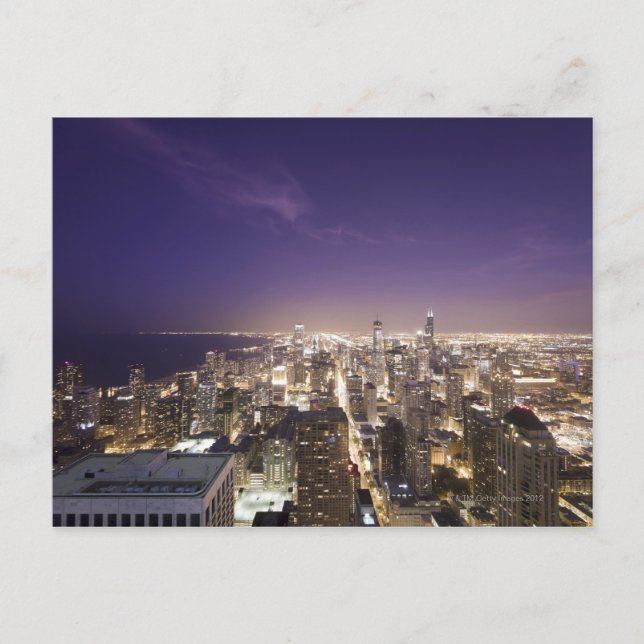Chicago, Illinois, USA 7 Postcard (Front)