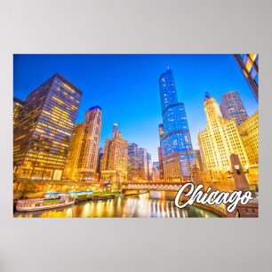 Chicago, Illinois, USA Poster