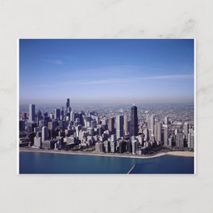 Chicago Illinois Windy City Park Buildings Destiny Postcard