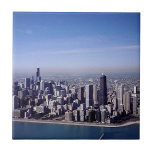 Chicago Illinois Windy City Park Buildings Destiny Tile