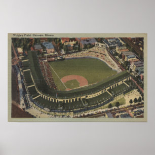 Chicago, Illinois - Wrigley Field Cubs Poster