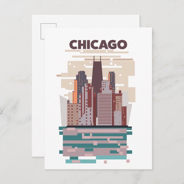 Chicago Invitation Postcard (Front/Back)