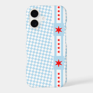 Chicago iPhone case, modern Chicago, Chicago Flag
