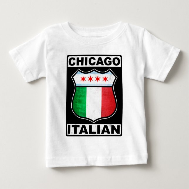 Chicago Italian American Baby T-Shirt (Front)