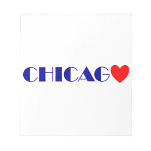 chicago j'aime notepad