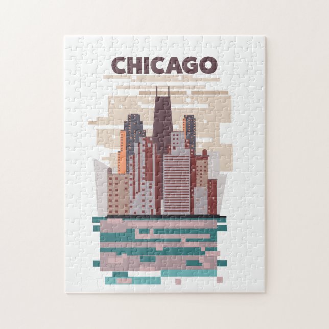 Chicago Jigsaw Puzzle (Vertical)