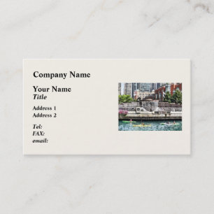 Chicago - Kayaking on the Chicago River Business Card