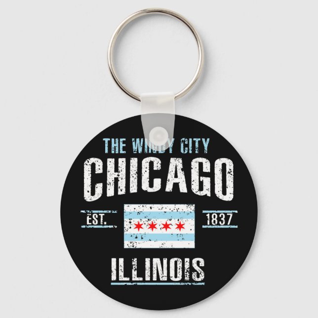 Chicago Key Ring (Front)