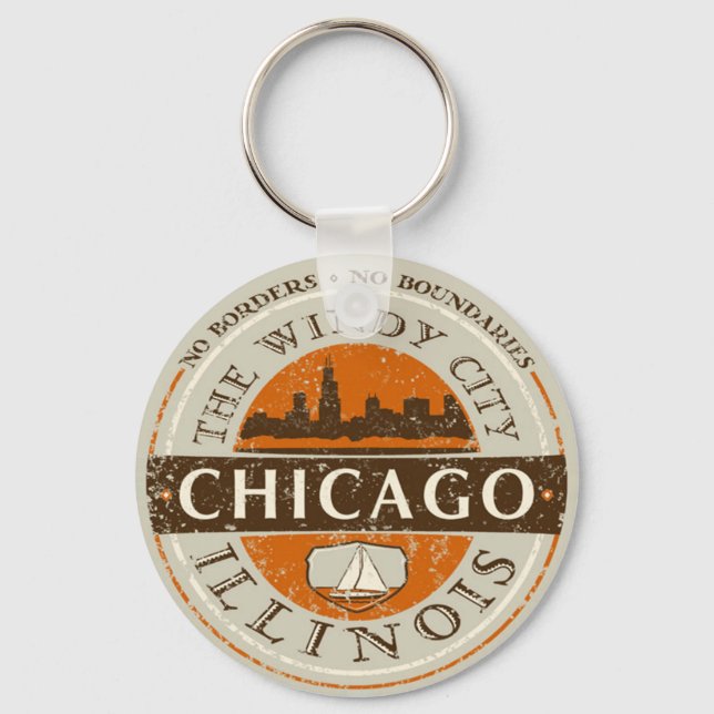 Chicago Keychain (Front)
