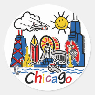 Chicago-KIDS-[Converted] Classic Round Sticker