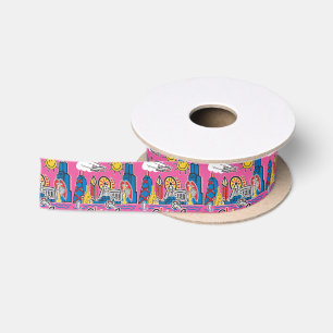 Chicago Kids Skyline Satin Ribbon