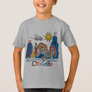 Chicago Kids Skyline T-Shirt