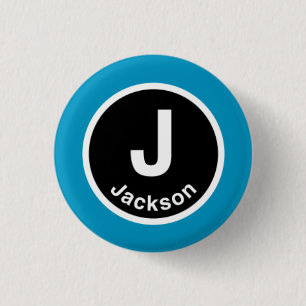 Chicago L Jackson Blue Line 3 Cm Round Badge