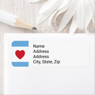 Chicago Love Address Label Return Address Label