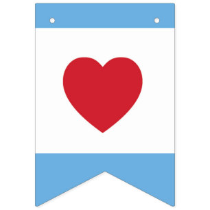 Chicago Love   Bunting Flags