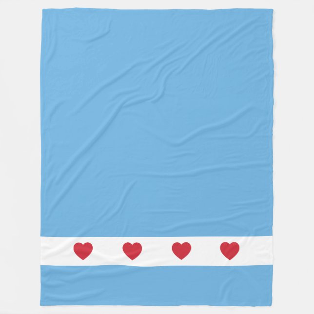 Chicago Love | Fleece Blanket (Front)