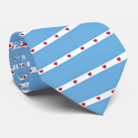 Chicago Love | Neck Tie | Small Angle Stripe