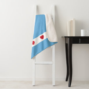 Chicago Love   Sherpa Blanket   Luxurious