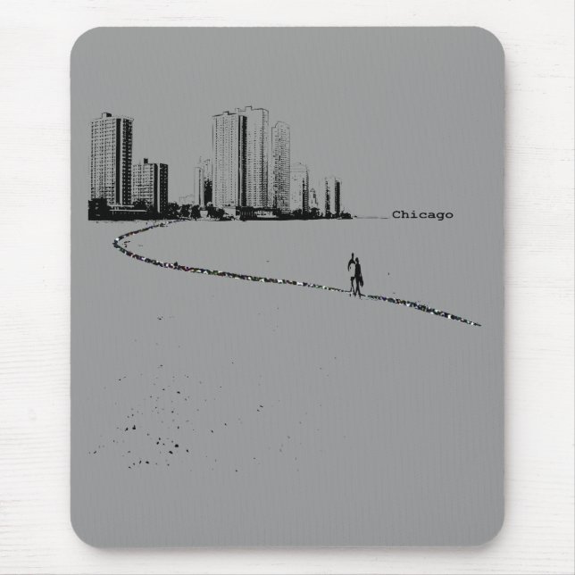 Chicago Lovers Vintage mousepad (Front)