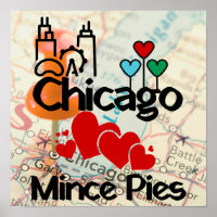 Chicago Loves Mince Pies Cityscape