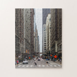 Chicago Madison Street Jigsaw Puzzle