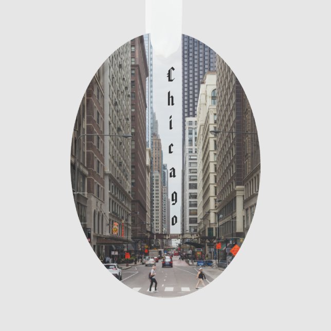 Chicago Madison Street Ornament (Front)