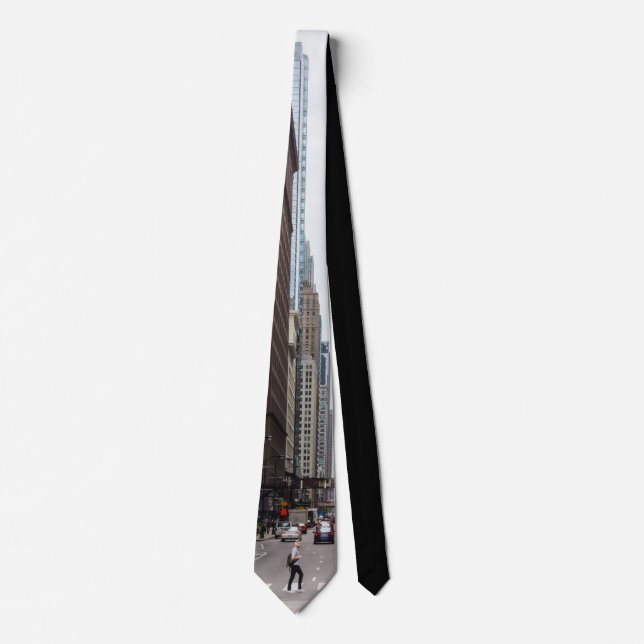 Chicago Madison Street Suit Tie (Front)