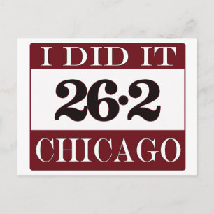 Chicago Marathon Postcard
