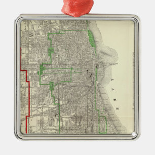 Chicago Metal Ornament