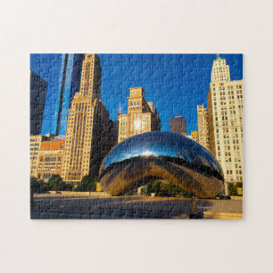Chicago Millennium Park. Jigsaw Puzzle
