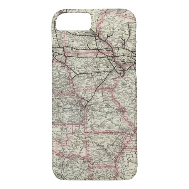 Chicago Milwaukee and St Paul Ry and connections Case-Mate iPhone Case (Back)