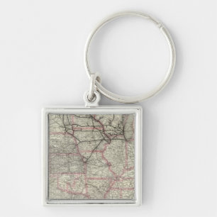 Chicago Milwaukee and St Paul Ry and connections Key Ring