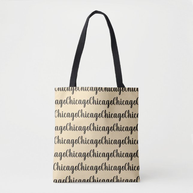 Chicago modern design tote (Front)