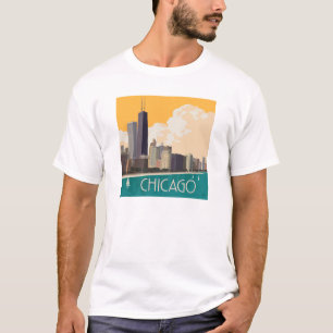 Chicago   Modern Skyline T-Shirt