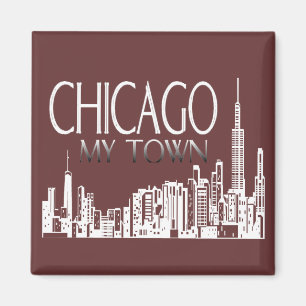 Chicago My Town Magnet