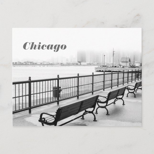 Chicago Navy Pier Postcard (Front)