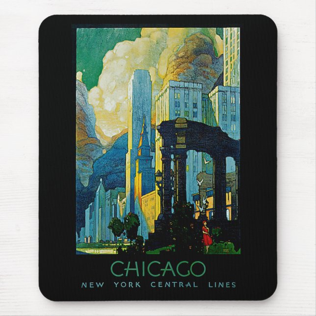 Chicago ~ New York Central Lines Mouse Pad (Front)